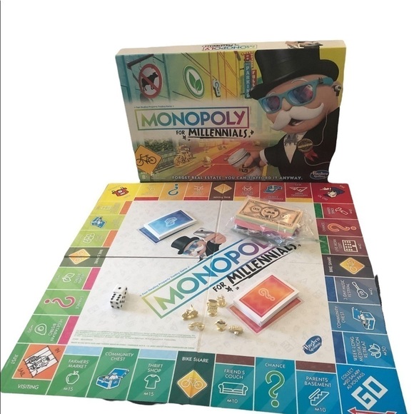 Parker Brothers Monopoly For Millennials Board Game Ages 8+ 2-4 Players - Picture 2 of 14